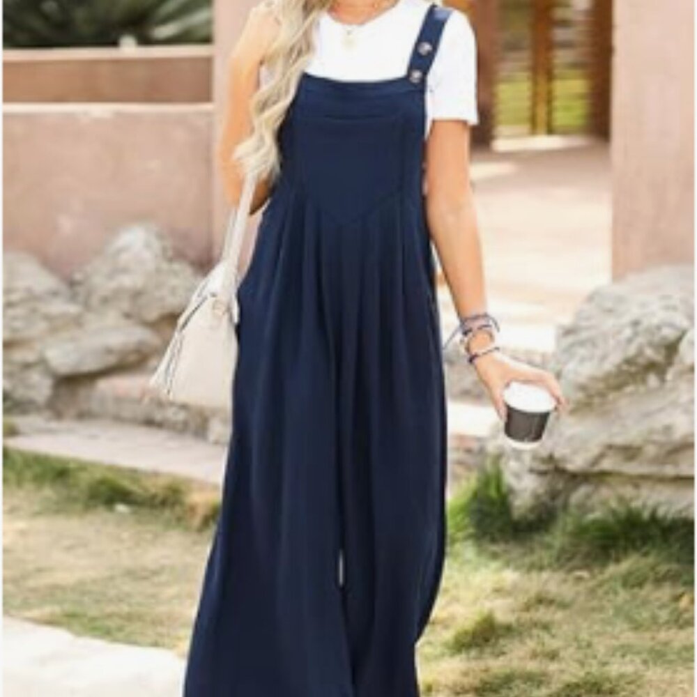 Dokotoo Women's Casual Loose Overalls Jumpsuits